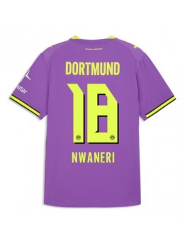 Borussia Dortmund Ethan Nwaneri #18 Replika Tredje Kläder 2026-27 Kortärmad Borussia Dortmund Ethan Nwaneri #18 Replika Tredje Kläder 2026-27 Kortärmad